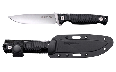 COLD STL RAZORTEK 4" BLK W/SHEATH
