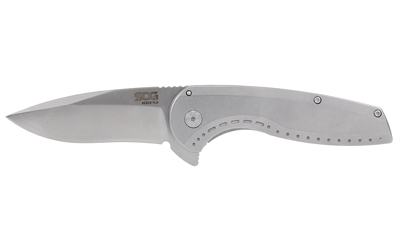 SOG AEGIS FLK 3.25" DROP PT SLV